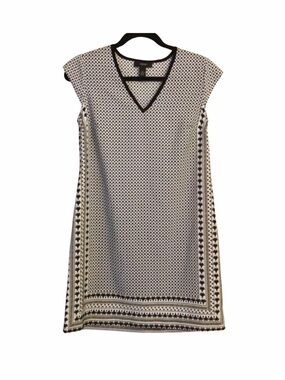 Alfani A-Line Geo Print Dress